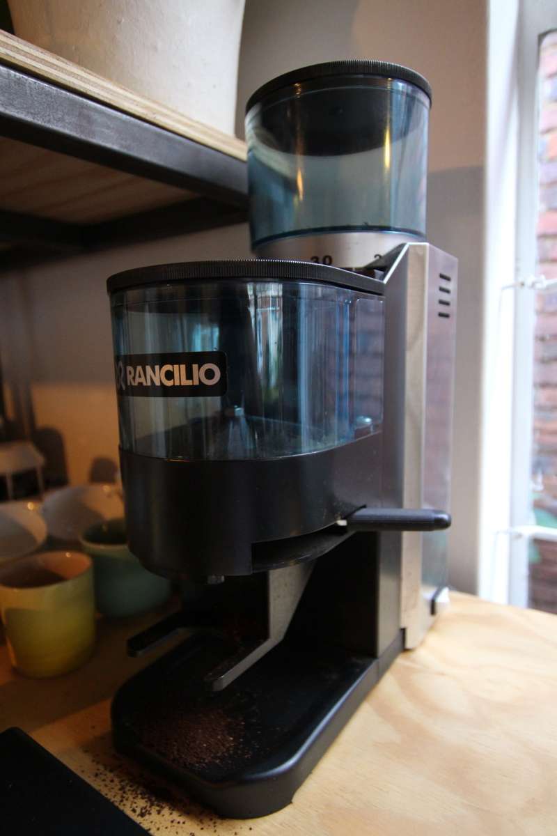 Rancilio Silvia M V5 Espresso Machine + Rocky Grinder with Doser + Stainless Steel Inox Base Drawers