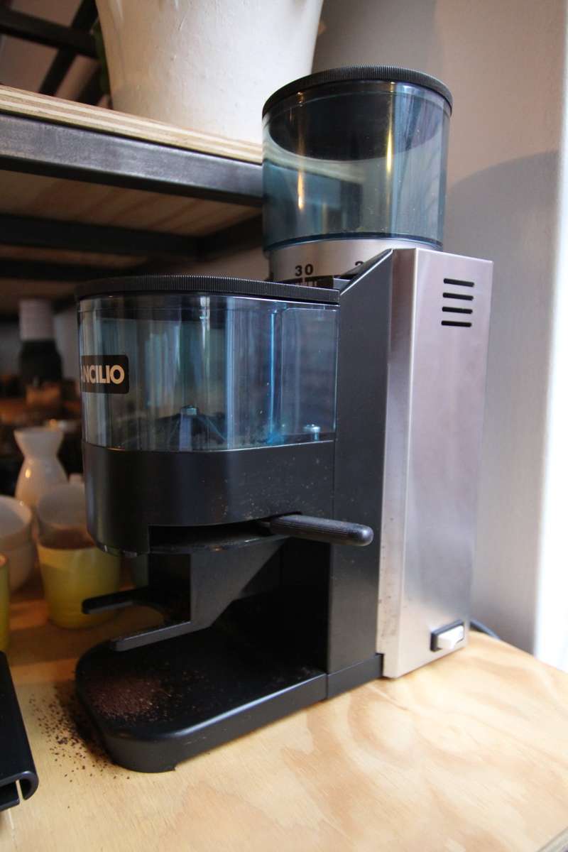 Rancilio Silvia M V5 Espresso Machine + Rocky Grinder with Doser + Stainless Steel Inox Base Drawers