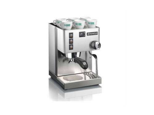 Rancilio Silvia M V5 Espresso Machine + Rocky Grinder with Doser + Stainless Steel Inox Base Drawers