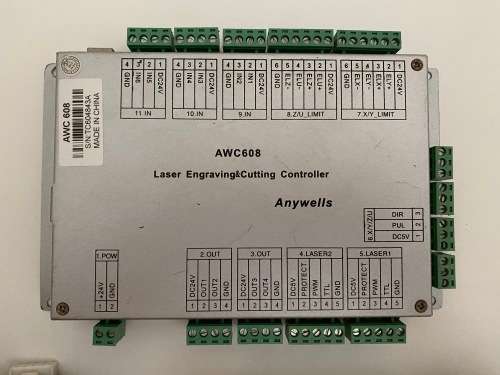 AWC608 Commercial DSP CO2 Laser Engraving/ Cutter Controller Card