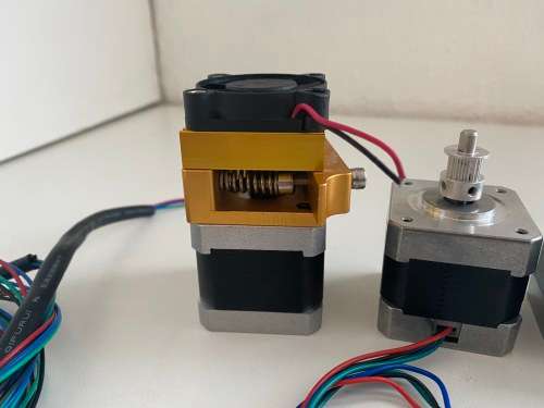 3D Printer Parts Kit - 2x Nema Motors + Extruder + Hot Ends + Nozzel... - New and Used Parts