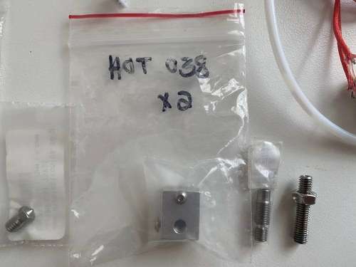 3D Printer Parts Kit - 2x Nema Motors + Extruder + Hot Ends + Nozzel... - New and Used Parts