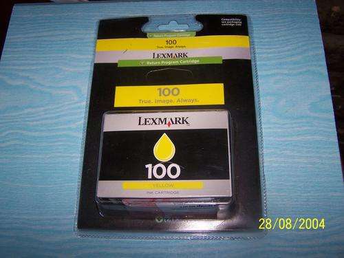 Lexmark 100 Yellow catridge