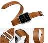 Luxury Long Genuine Leather Band Double Tour Bracelet Watchband For Apple Watch iWatch
