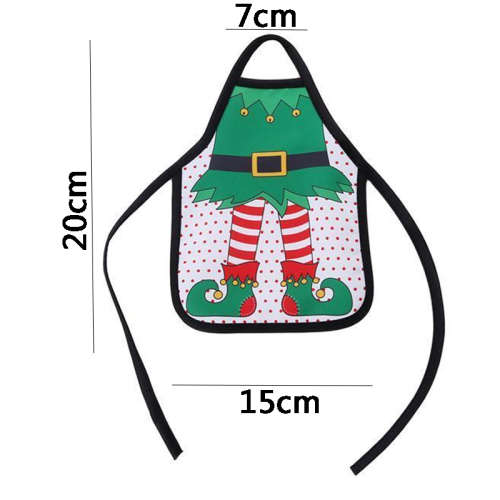Festive Christmas wine bottle covers Elf