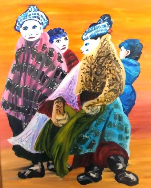 Artist and Law Expert Marinus Wiechers  African Ceremony