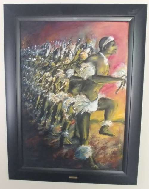 Artist and Law Expert Marinus Wiechers  African Dancers