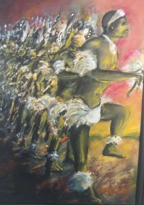 Artist and Law Expert Marinus Wiechers  African Dancers