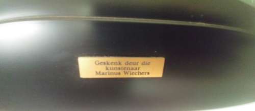 Artist and Law Expert Marinus Wiechers  African Dancers