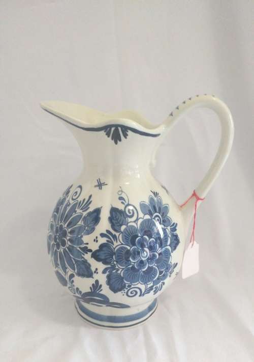 Beautiful large Delft Ewer Royal Distell mark