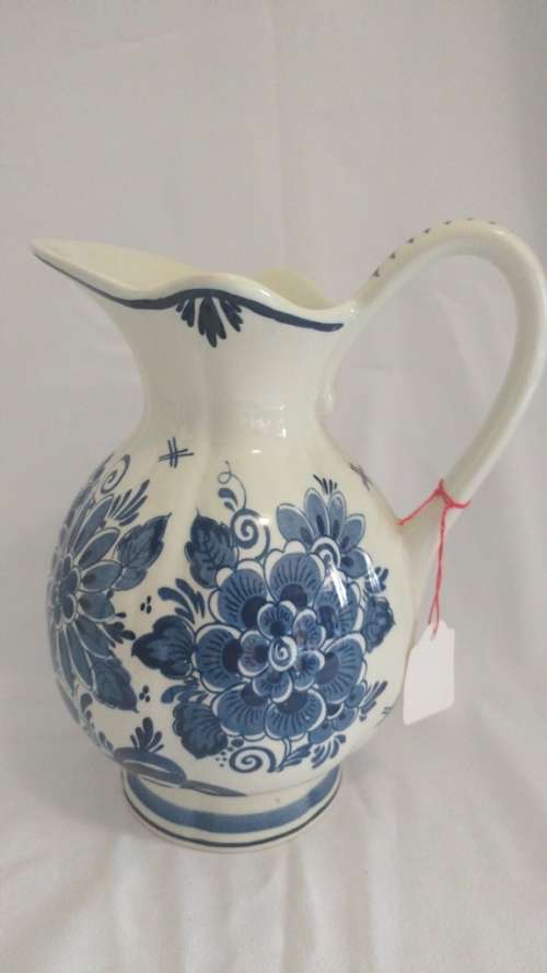 Beautiful large Delft Ewer Royal Distell mark