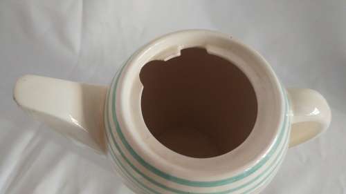 Suzie Cooper Coffee pot Dresden spray pattern issued 1935