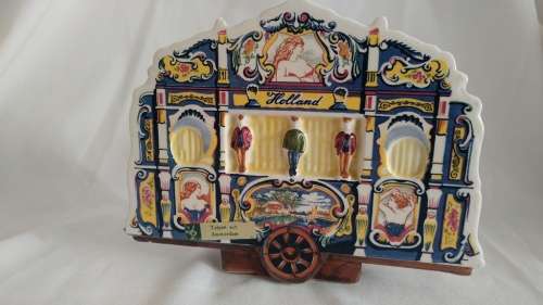 Dutch Musical organ ceramic Music box