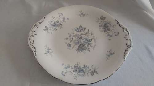 Lovely Royal Standard silver/blue Melody Cake platter large