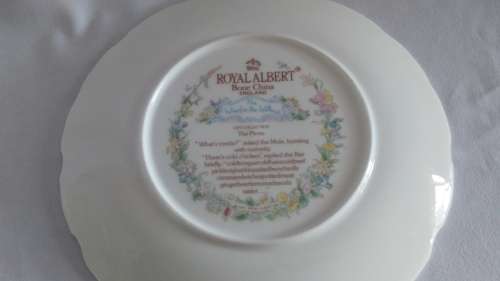 Royal albert Wind in the Willows plate picnic based on the famous book by Kenneth Grahame