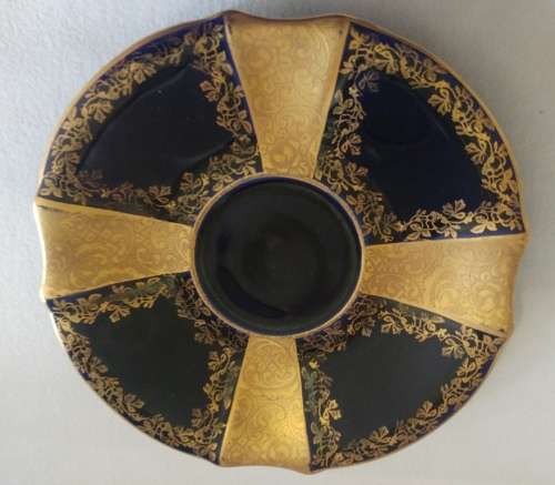 Decorative Blue and white ceramic plates 15-piece collection including salt and pepper handpainted