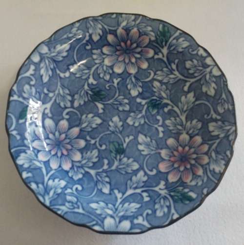 Decorative Blue and white ceramic plates 15-piece collection including salt and pepper handpainted
