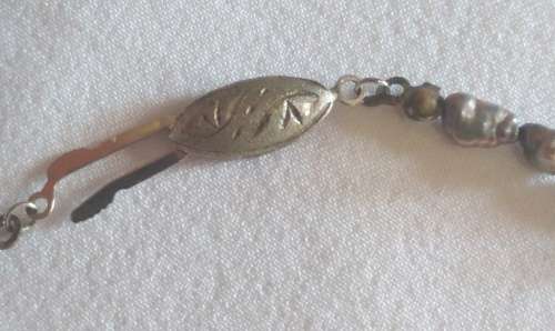 Beautiful Freshwater pearl and silver necklace