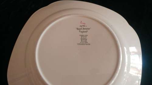 Beautiful Copeland Spode Royal Jasmine Cake or sandwich plate and 9 extras