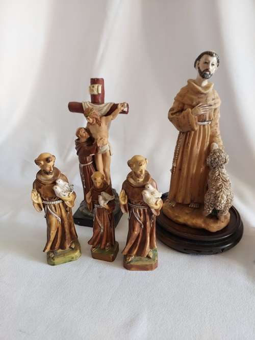 Religious Saints and cross collection