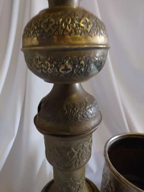Brass Hookah & brass planter