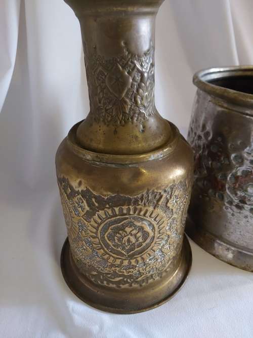 Brass Hookah & brass planter