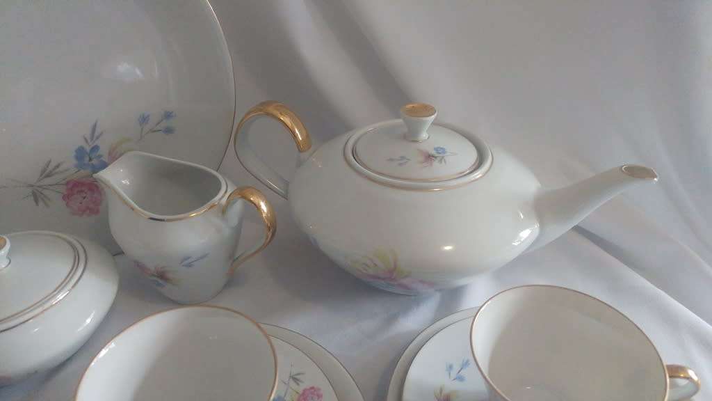Lovely hand painted Bavaria Buhler/Wilhelmina Porcelain Tea set