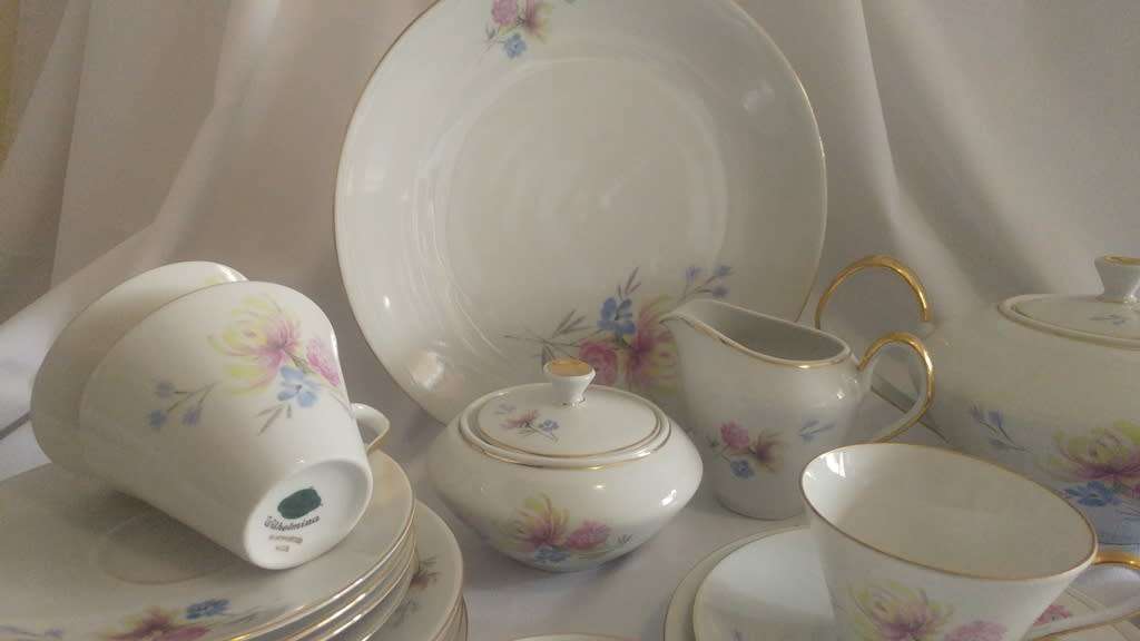 Lovely hand painted Bavaria Buhler/Wilhelmina Porcelain Tea set