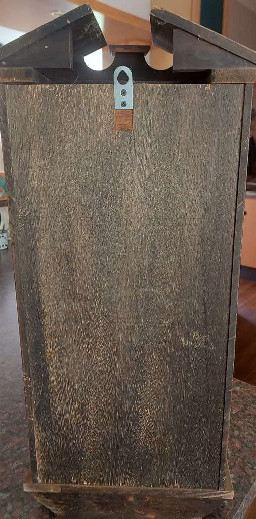 Hibino wall hanging pendulum clock made in Japan 1940s Working