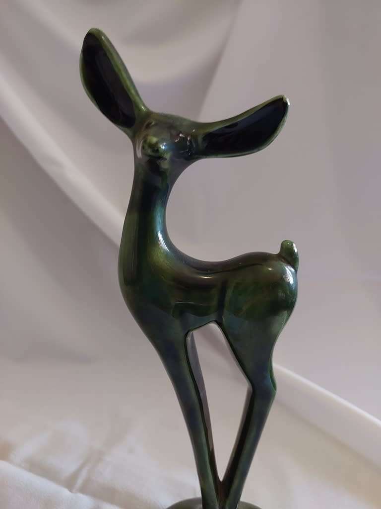 Classic Lucia ware Deer Jade green 1945-1950