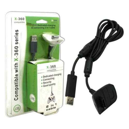 Xbox 360 Wireless Controller Charging / Data Cable