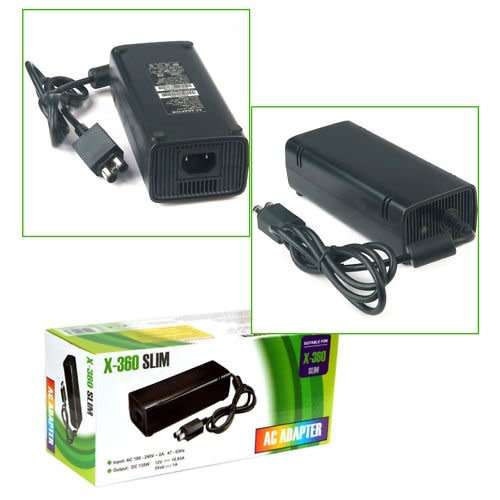 XBox 360S Slim Power supply AC Adapter Power Brick 100-240V