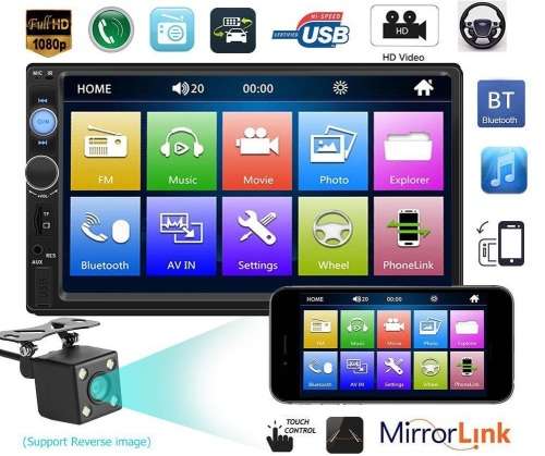 CML-PLAY 7010B DOUBLE DIN USB BLUETOOTH MEDIA PLAYER WITH REVERSE CAMERA INPUT