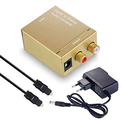 Digital Optical to Analogue Audio Converter DAC
