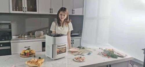 *15 Litre Jumbo DIGITAL Airfryer Silver Crest*