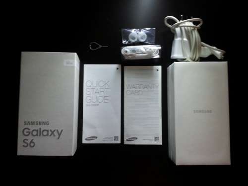 SAMSUNG GALAXY S6 - White - ORIGINAL with all accesories. MINT Condition