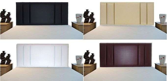 Headboard - DOUBLE Size (137cm) - VERTICAL 2 Design (60cm or 90 cm in Height)