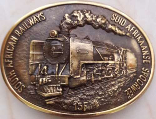 OLD SA RAILWAYS COAL TRAIN LOCOMOTIVE 15F BUCKLE