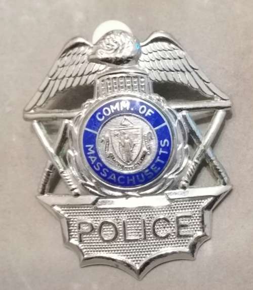 COMM. OF MASSACHUSETTS POLICE BADGE