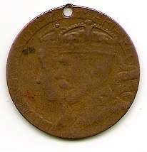 1911 SOUVENER MEDALLION OF CORONATION