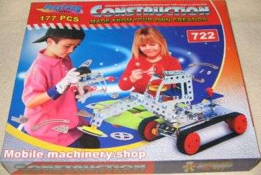 177 PIECE MECANO TYPE CONSTRUCTION KIT