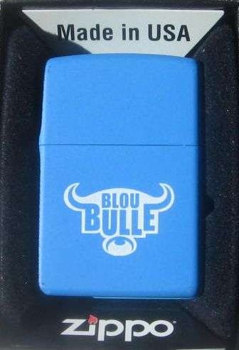 Zippo, Blou Bulle, free postage
