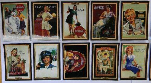 10 x Coke Fridge Magnets