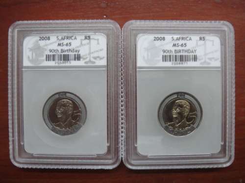 2008 Mandela 90th Birthday Coins