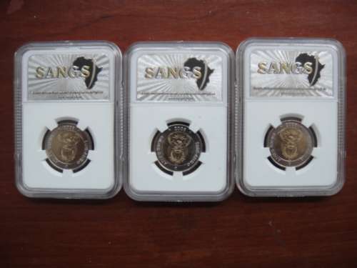**2008 Mandela 90th birthday Bi Metal Coins on auction**