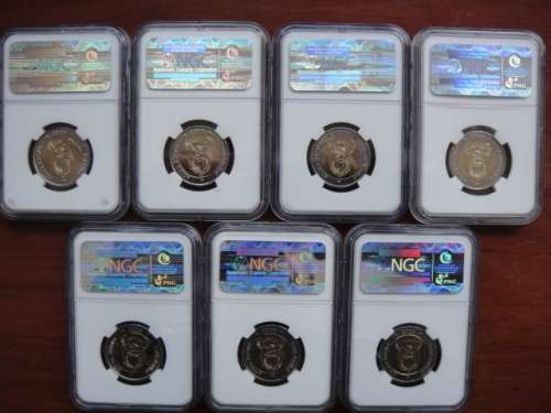 *** NGC..NGC*** 2008 Mandela 90th Birthday Bi Metal Coins on Auction***