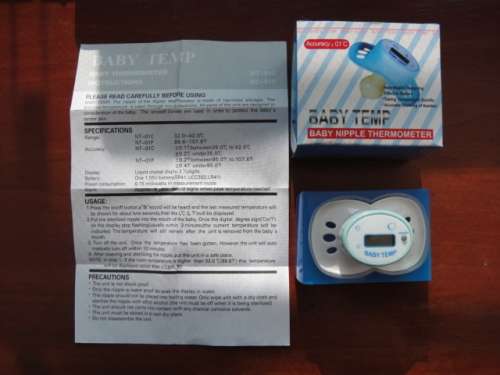 Digital Baby Thermometer & Dummy