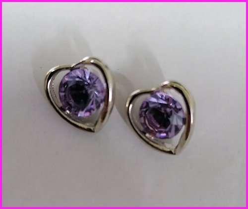 Hot Fashion Purple earrings cute      (A245*)