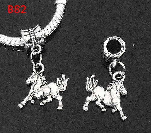 1pcs Tibetan Silver Pegasus Bead Fit European Charm Bracelet    B82