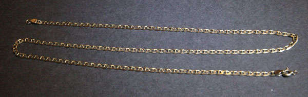 Solid 9ct Gold Chain - 51cm length and 3mm width - Crazy R1 Start no reserve !!!!!